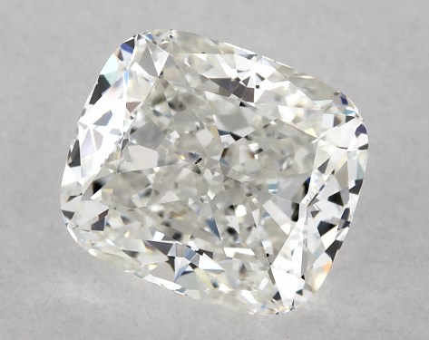 GIA 1.00 Carat H-VS2 Very Good Cut Cushion Modified Diamond